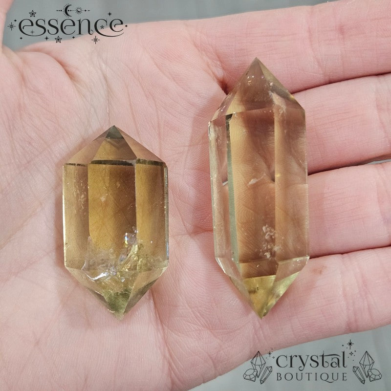 Lemon Quartz Double Terminated Points