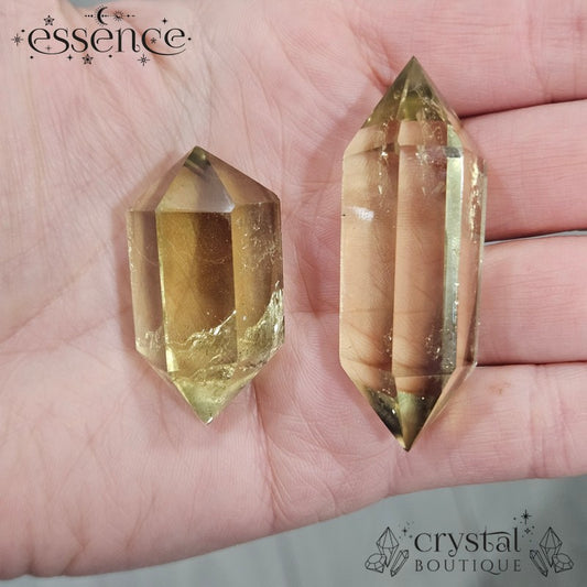 Lemon Quartz Double Terminated Points
