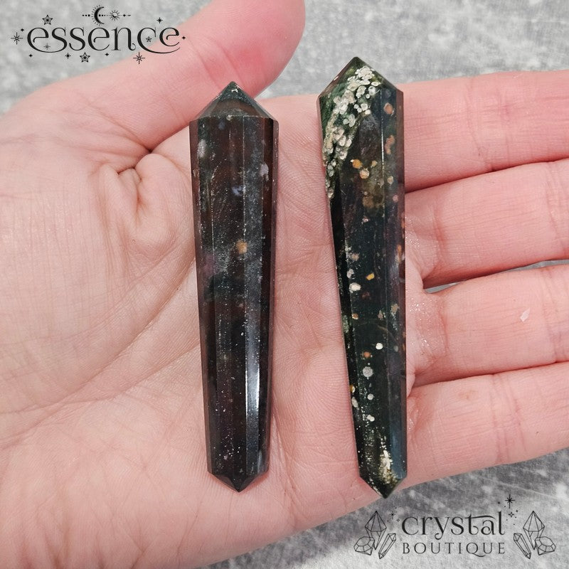 Bloodstone Double Terminated Points
