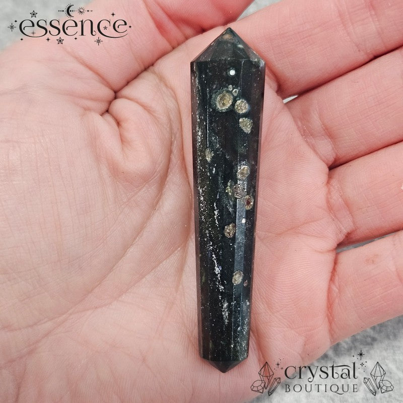 Bloodstone Double Terminated Points