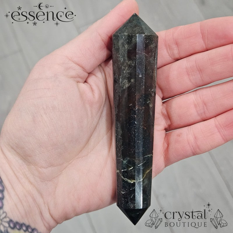 Bloodstone Double Terminated Points