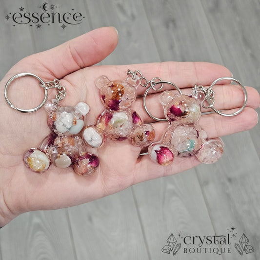 Joy & Vitality Resin Teddy Bear Keyring/ Charm