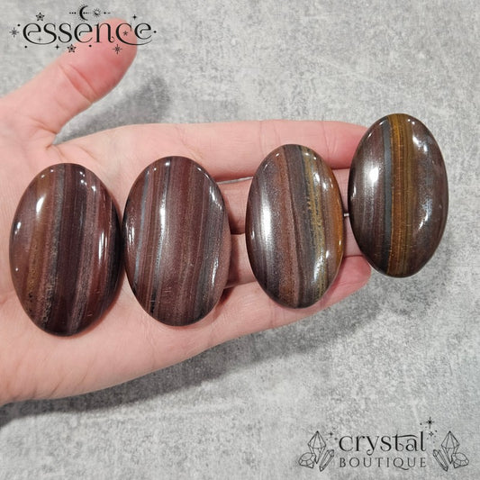 Muggle Stone (Iron Tigers Eye) Palm Stone