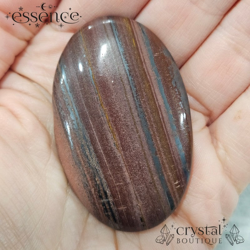 Muggle Stone (Iron Tigers Eye) Palm Stone