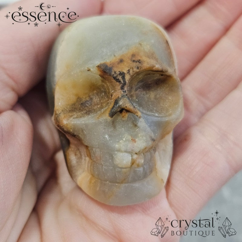 Blue Banded Calcite Skulls