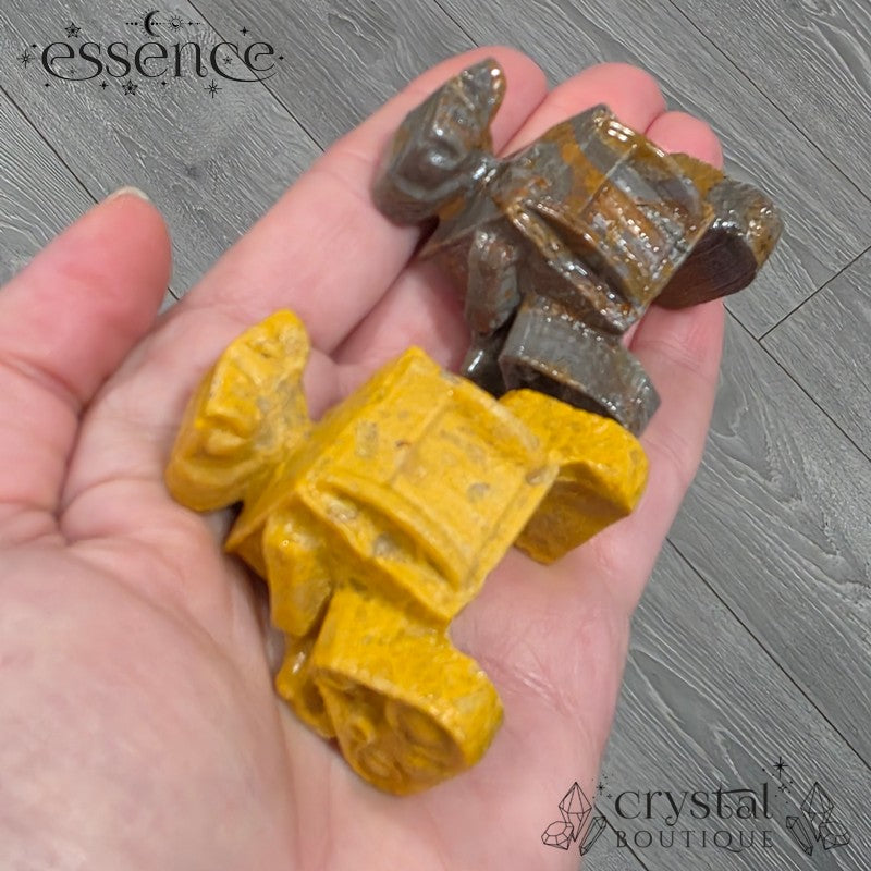 Jasper Robot Carvings