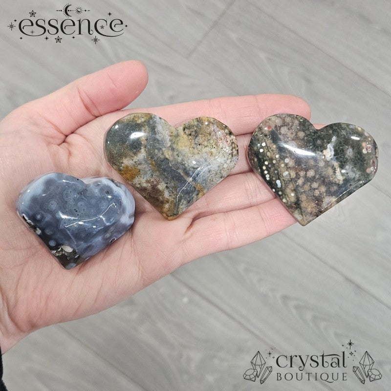 Ocean Jasper Hearts