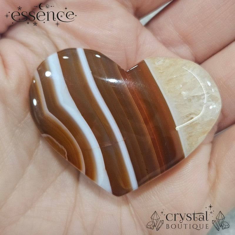 Carnelian Agate Hearts