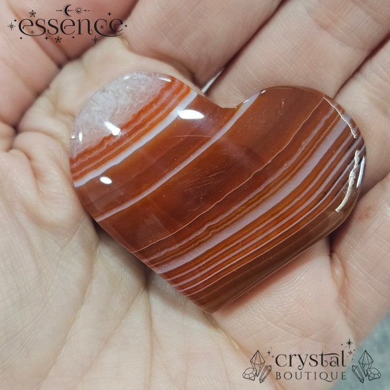 Carnelian Agate Hearts