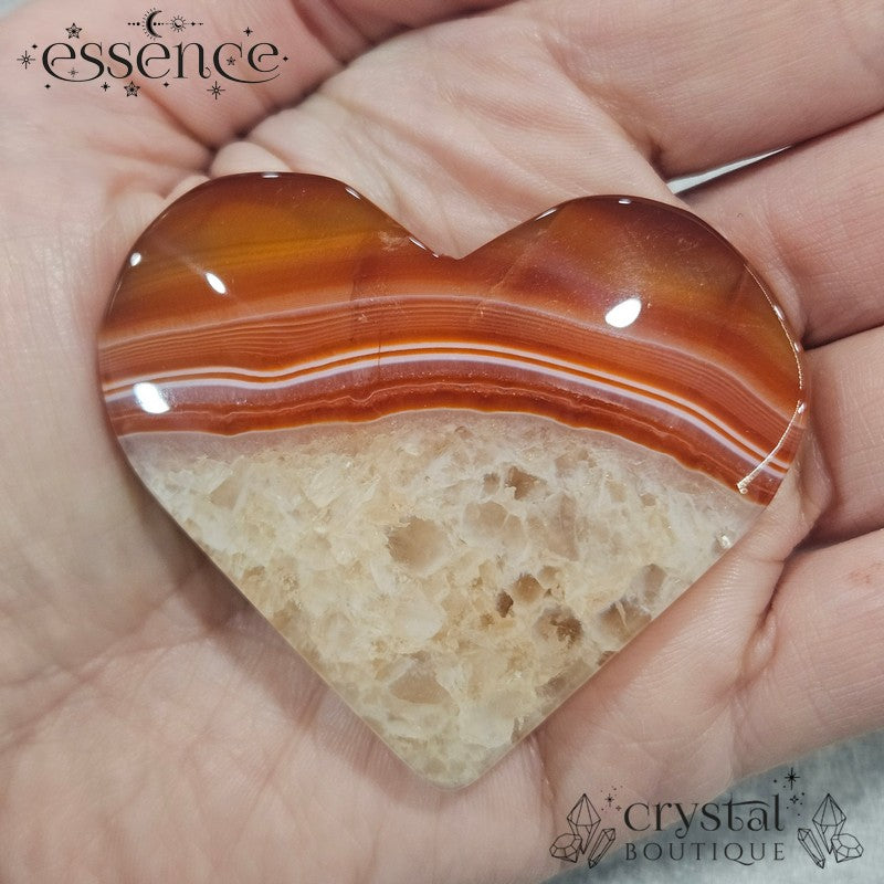 Carnelian Agate Hearts