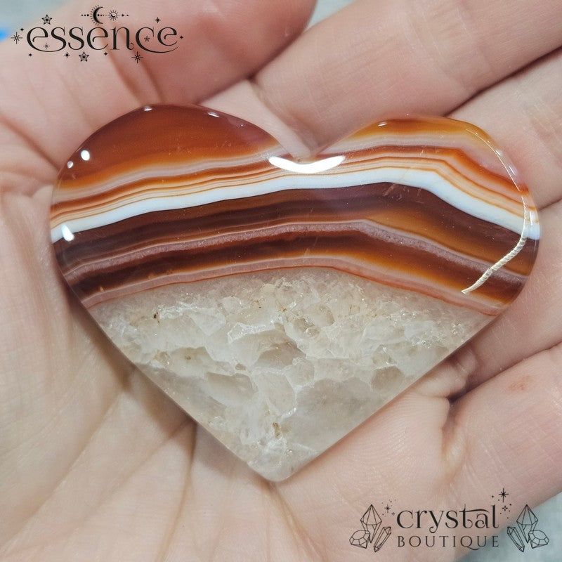 Carnelian Agate Hearts