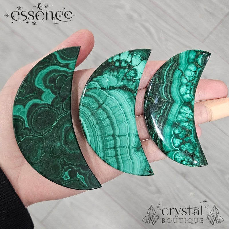 Malachite Moon Carvings