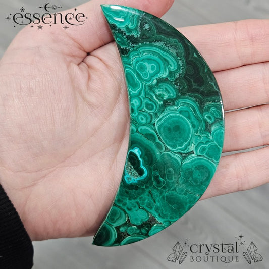 Malachite Moon Carvings