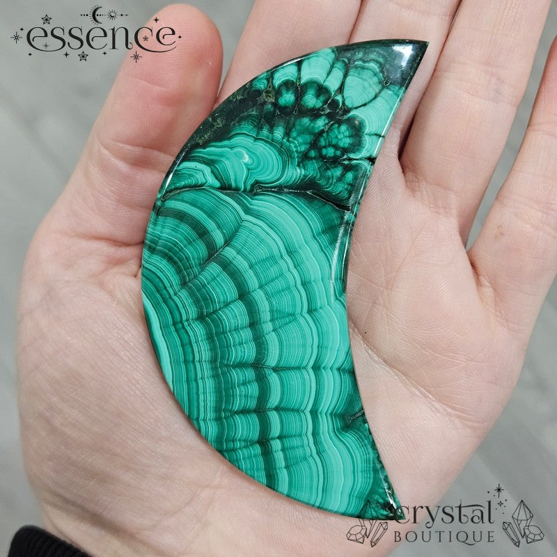 Malachite Moon Carvings