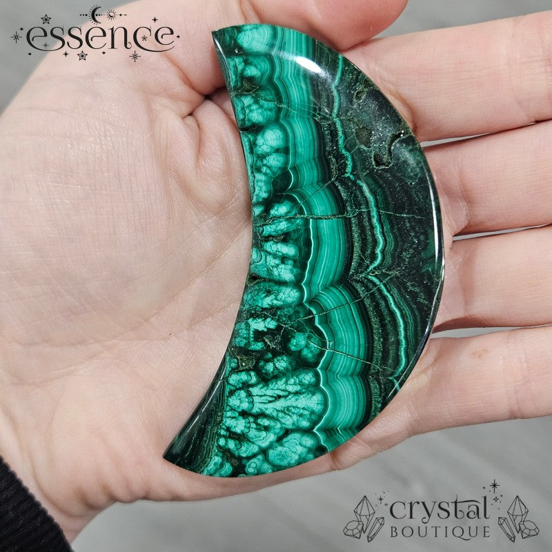 Malachite Moon Carvings