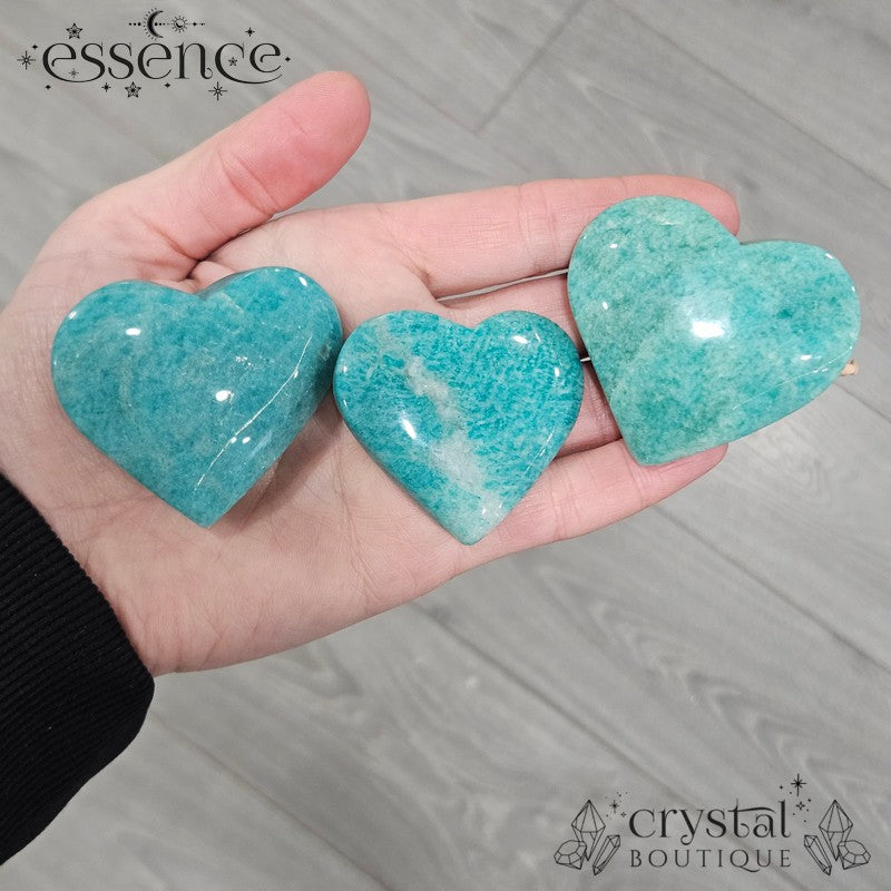 Amazonite Hearts