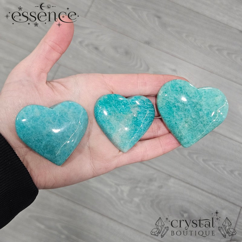 Amazonite Hearts