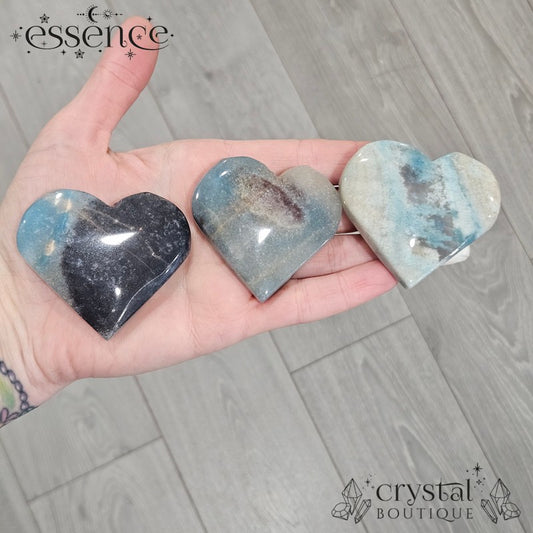 Trolleite Heart Carvings