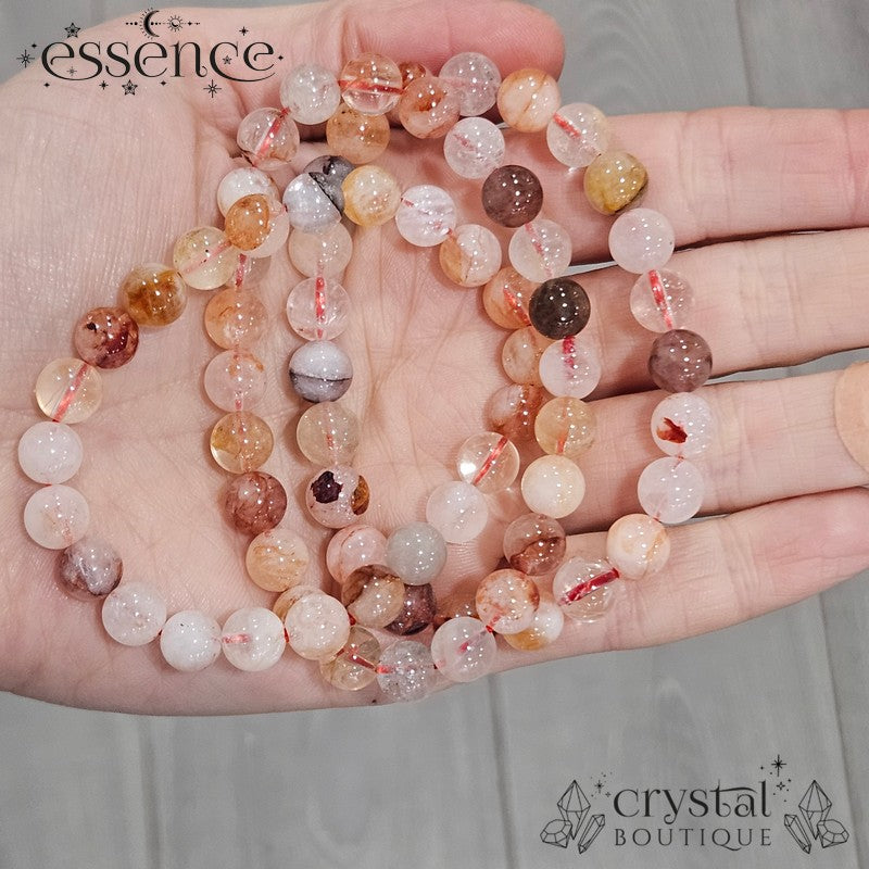 Fire Quartz & Golden Healer Bracelet