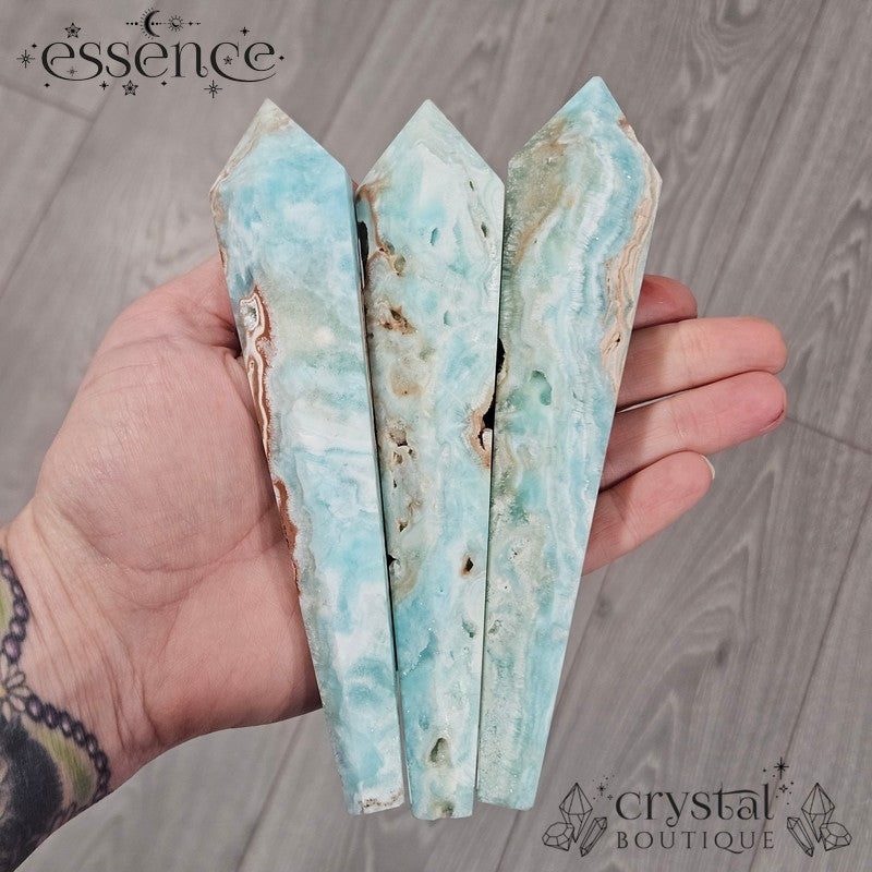 Caribbean Calcite Wand