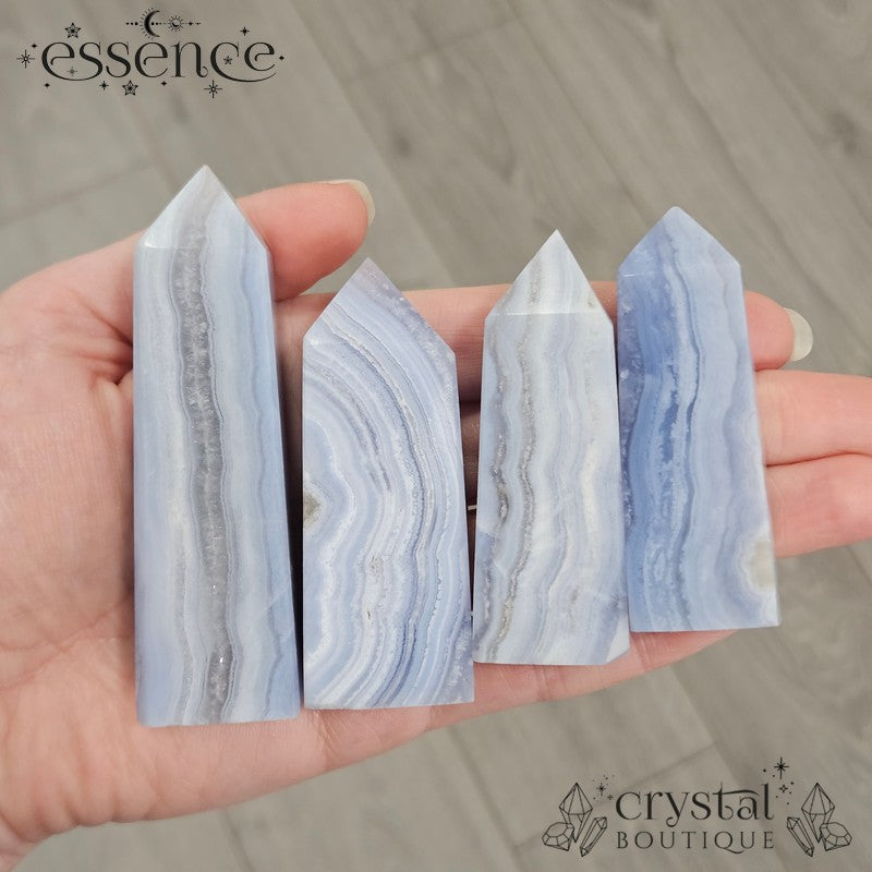 Blue Lace Agate Towers