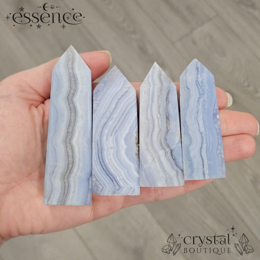 Blue Lace Agate Towers