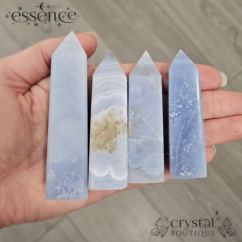 Blue Lace Agate Towers