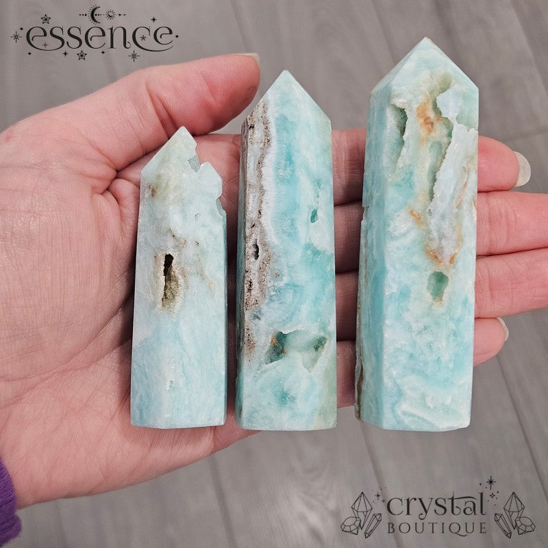 Blue Aragonite Towers
