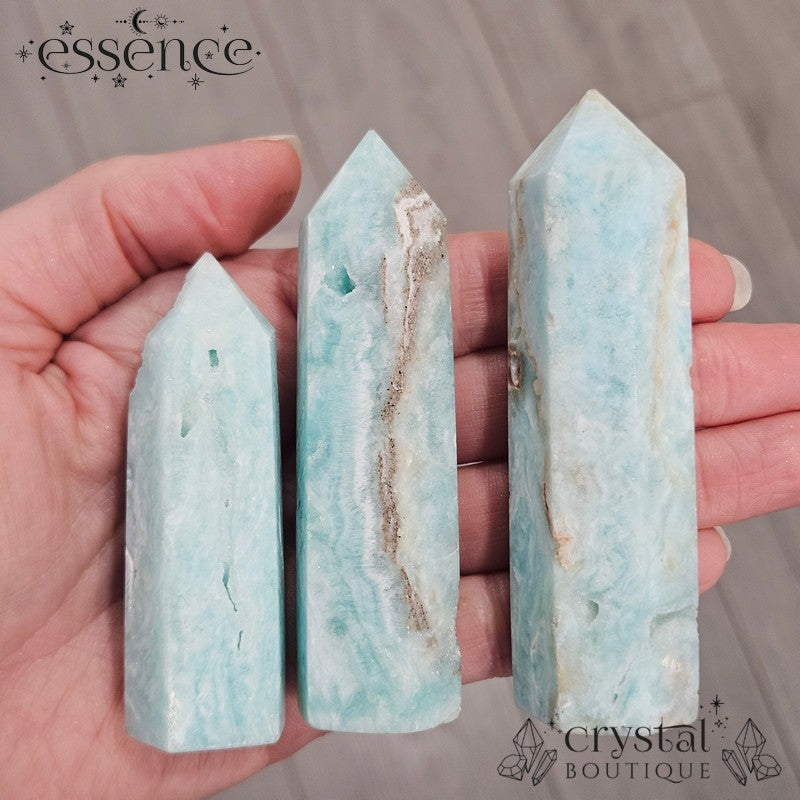 Blue Aragonite Towers