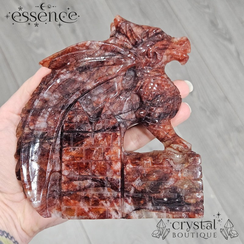 Fire Quartz Dragon – 916g