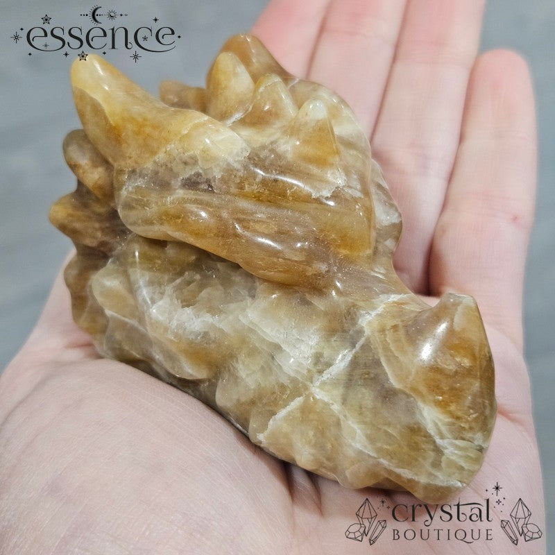 Peach Moonstone Dragon Head – 217g