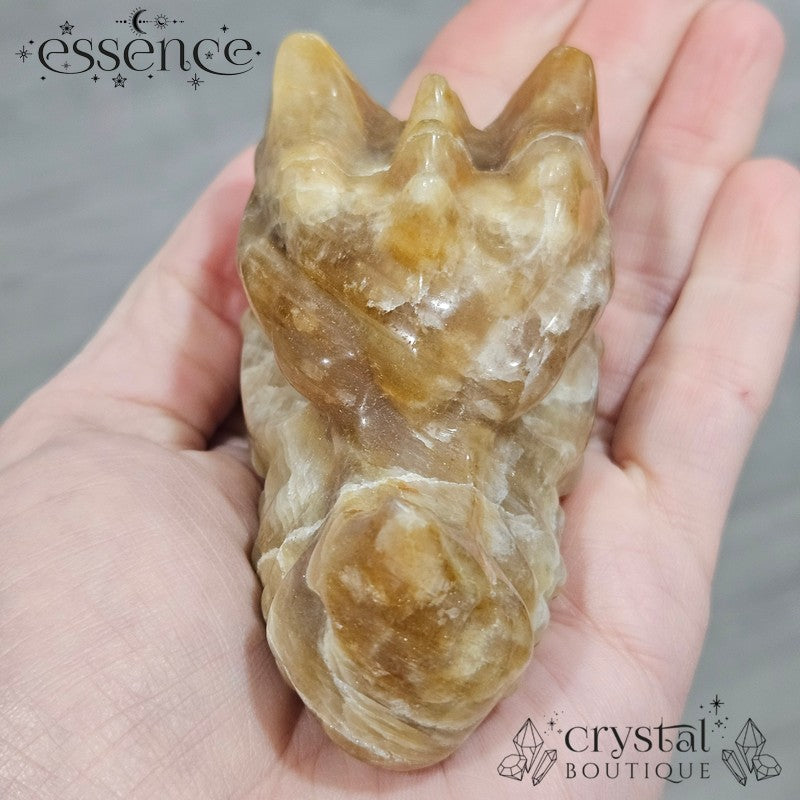 Peach Moonstone Dragon Head – 217g