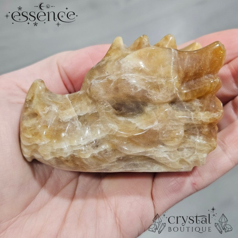 Peach Moonstone Dragon Head – 217g