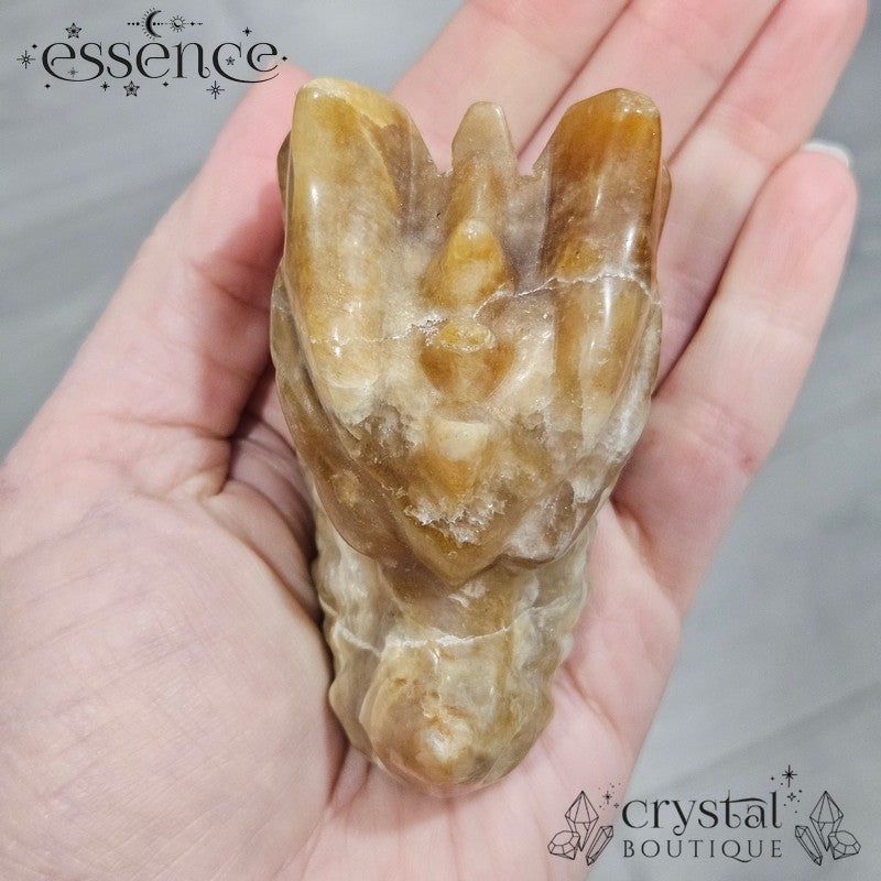 Peach Moonstone Dragon Head – 217g