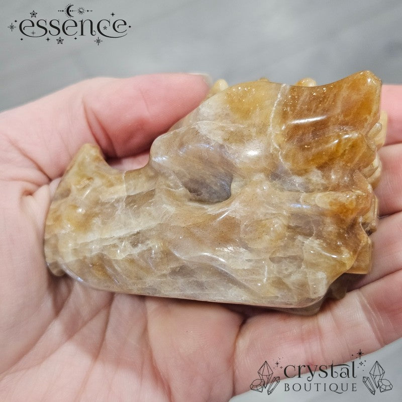 Peach Moonstone Dragon Head – 217g