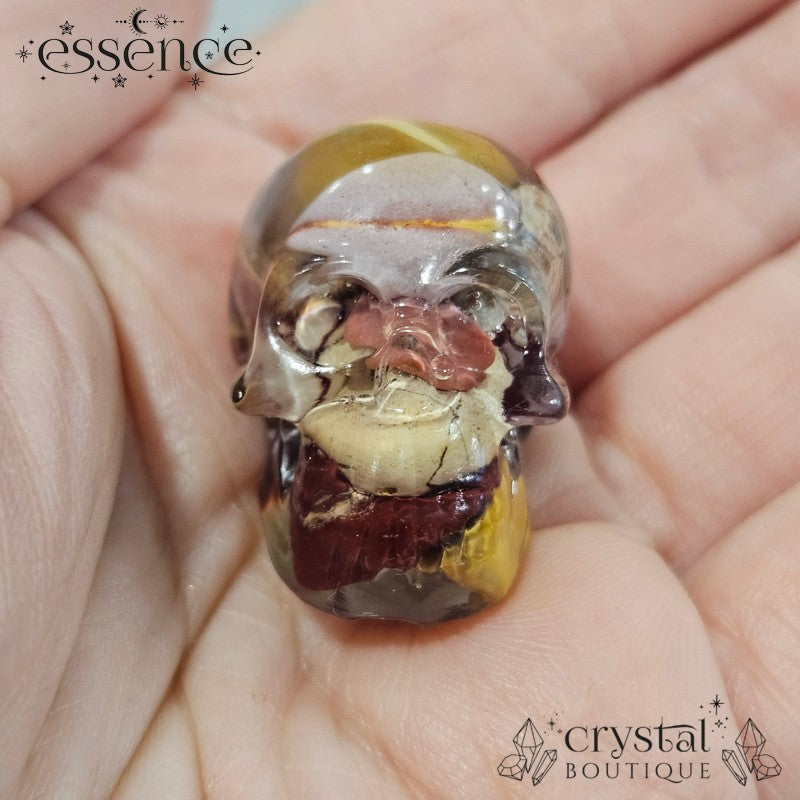 Resin Mini Crystal Chip Skulls