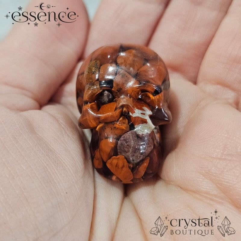 Resin Mini Crystal Chip Skulls