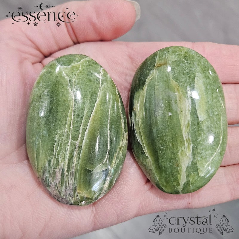 Tremolite Palm Stones