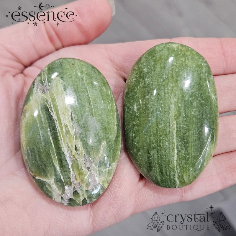 Tremolite Palm Stones