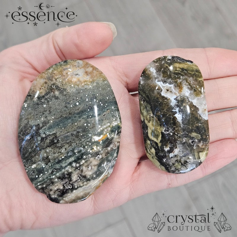 Ocean Jasper Palm Stones