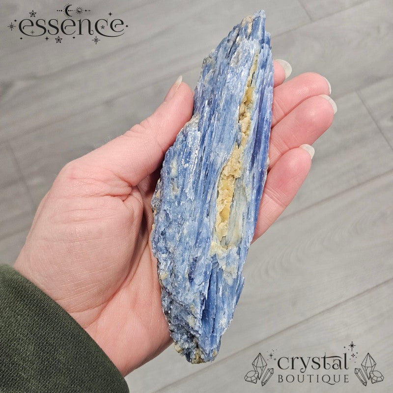 Blue Kyanite with Calcite