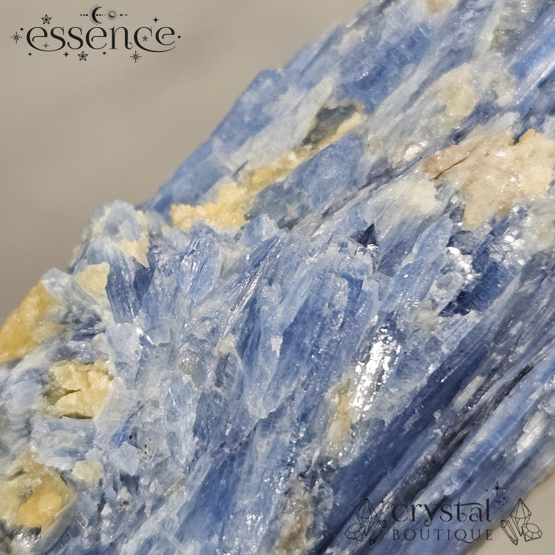 Blue Kyanite with Calcite