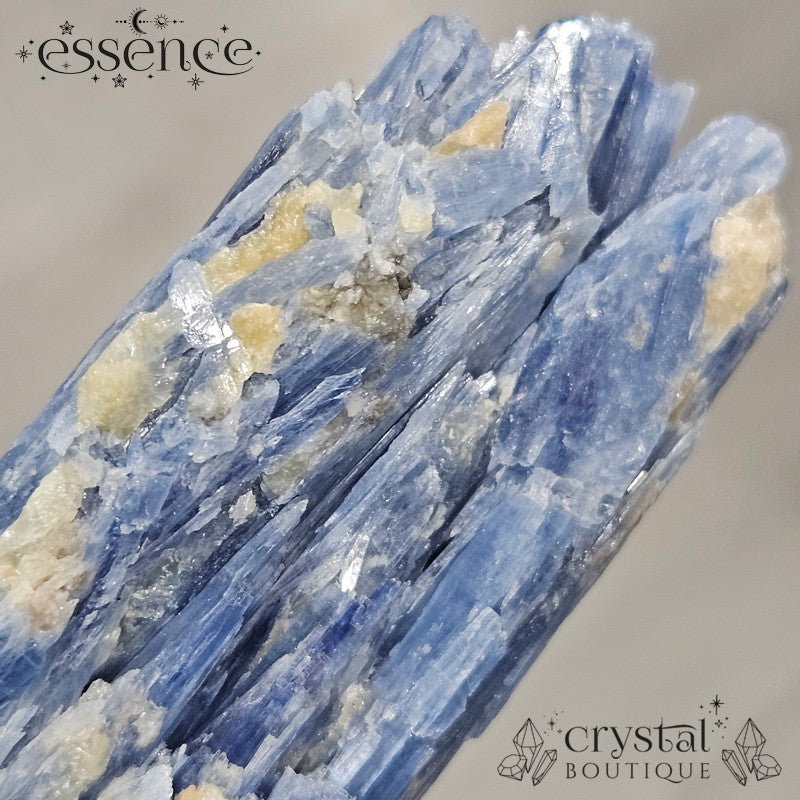 Blue Kyanite with Calcite