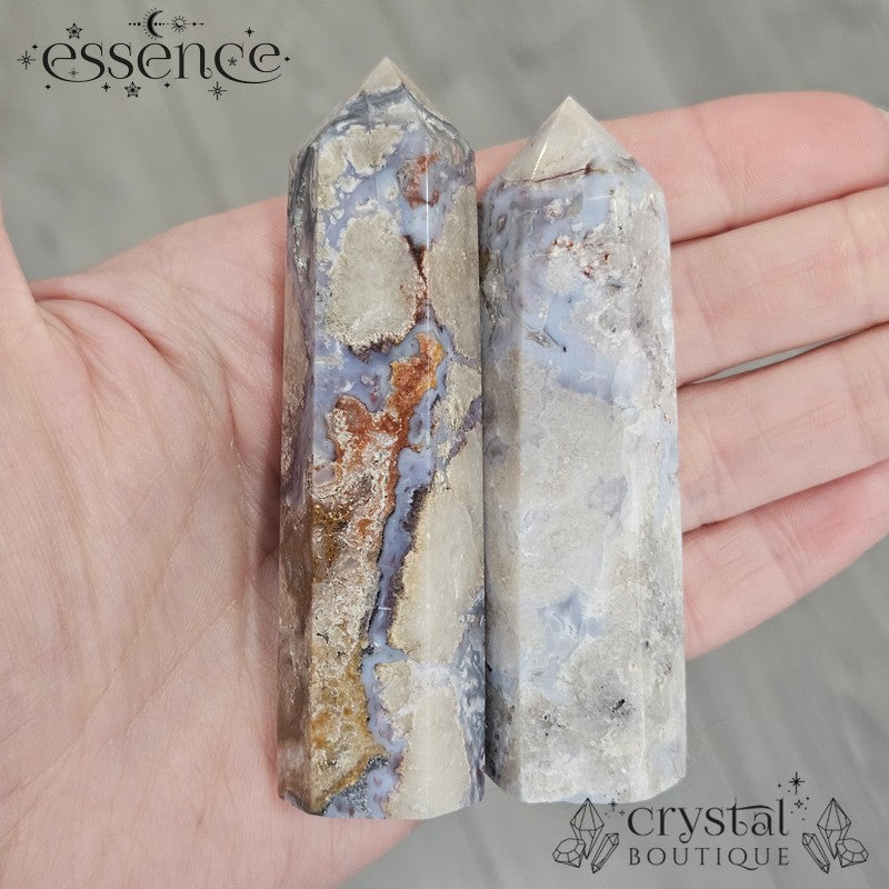Blue Flower agate Towers