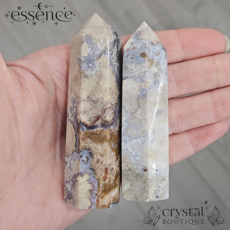 Blue Flower agate Towers