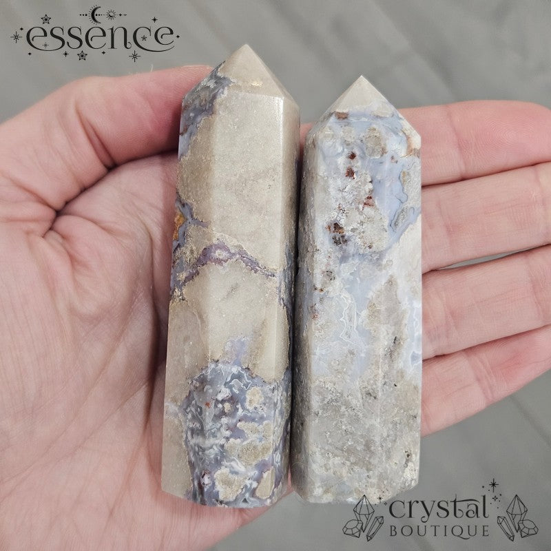 Blue Flower agate Towers