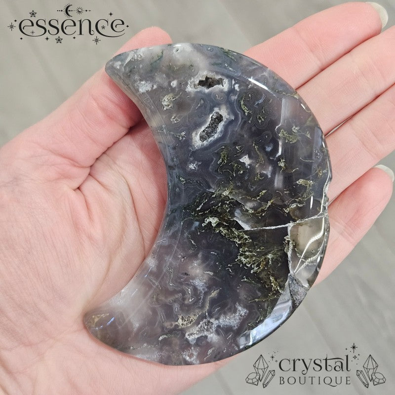 Moss Agate Moon