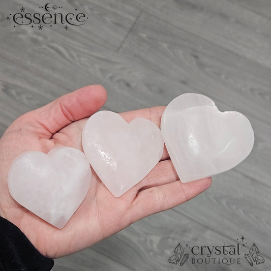 Pink Calcite Hearts