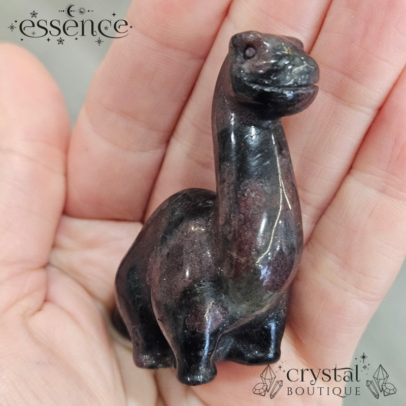 Firework Garnet Dinosaur Carving