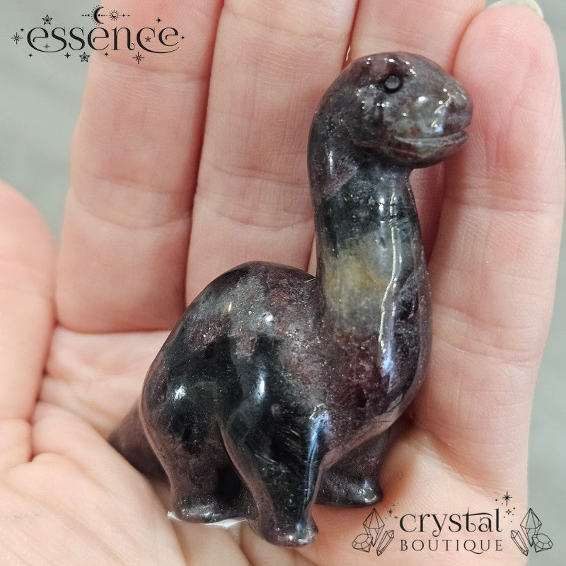 Firework Garnet Dinosaur Carving